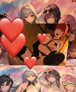 Matte Beautiful Waifu Handmade Card Goddess Story CCG Anime Double Sided - Image 2