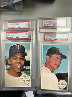 Lot of (4) PSA Slabbed 1964 Topps Giants Cards - Image 1