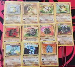 Pokemon TCG Fossil Base Set Fighting Lot - Machamp, Hitmonlee - 28 Cards - Image 3