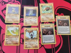 Pokemon TCG Fossil Base Set Fighting Lot - Machamp, Hitmonlee - 28 Cards - Image 4