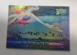 The Beast of The Sea Rainbow Foil #66 Pokemon 2000 Topps Movie Edition Card LP - Image 1