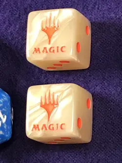 10 mtg Spindown Dice - 2 Promo Dice - 16 Counter Dice w bag - game dice - Image 3