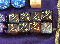 10 mtg Spindown Dice - 2 Promo Dice - 16 Counter Dice w bag - game dice - Image 5