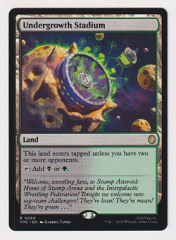 Undergrowth Stadium Commander TMNT TMC 0080 R Rare Regular NM MTG Magic - Image 1