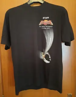 Maglietta Magic the Gathering Staff Scourge Prerelease 2003 Mtg t-shirt tagliaXL - Image 1