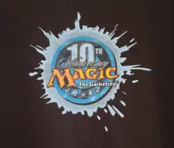 Maglietta Magic the Gathering Staff Scourge Prerelease 2003 Mtg t-shirt tagliaXL - Image 4