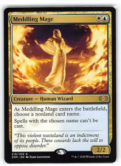 Meddling Mage *Rare* Magic MtG x1 Double Masters - Image 1