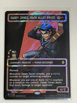 Casey Jones, Back Alley Brute (Borderless) (Surge Foil)TMNT - Image 1