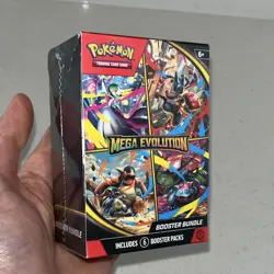 Pokemon Mega Evolution Booster Bundle Box Sealed 2025 English Trading Card Game - Image 1