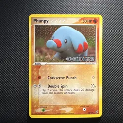 Pokemon Phanpy 69/107 Deoxys Stamp Reverse Holo LP - Image 1