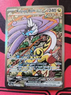 Pokemon TCG Raging Bolt ex 166/131 Prismatic Evolutions Special Illustration Ra… - Image 1