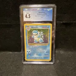 Pokemon TCG Blastoise Base Set Unlimited 1999 CGC 4.5 Holo 2/102 - Image 1