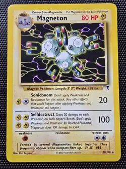 Pokemon Card - Magneton Legendary Collection 26/62 Rare - Image 1