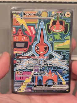 Pokemon Rotom ex SIR Phantasmal Flames Special Illustration Rare 126/094 VLP SIR - Image 1