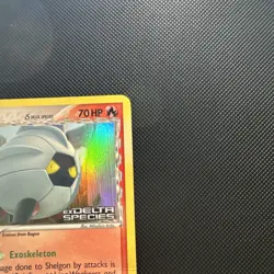 Shelgon Reverse Holo – EX Delta Species 54/113 – MP/HP – Pokemon 2005 -STAMPED - Image 3