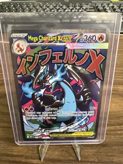 2025 Pokemon MEP Mega Charizard X ex #023 Promo - Image 1