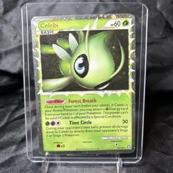 Moderately Played Celebi Prime - 92/102 - Super Rare Holo Pokemon Triumphant - Image 2