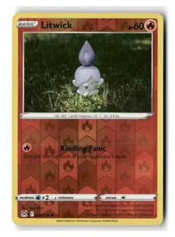 Litwick 024/196 Common Lost Origin Pokemon Reverse Holo Near Mint - Image 1
