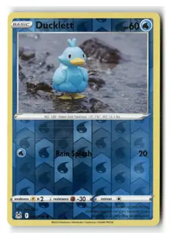 Ducklett 046/196 Common Lost Origin Pokemon Reverse Holo Near Mint - Image 1