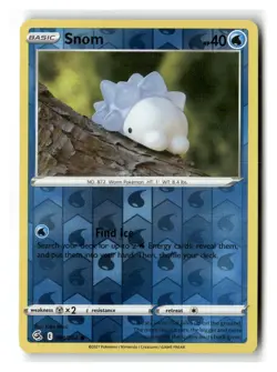Snom 084/264 Common Fusion Strike Pokemon Reverse Holo Near Mint - Image 1