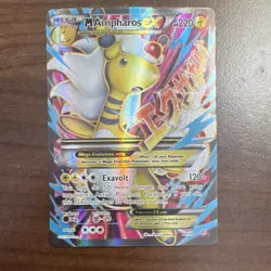 Pokemon M Ampharos EX 220 HP XY Ancient Origins 88/98 Full Art Holo Ultra Rare - Image 1