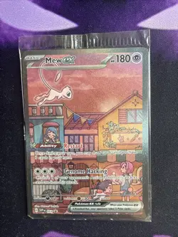 Mew ex SVP 053 Pokemon TCG Scarlet Violet 151 Black Star Promo Full Art SEALED - Image 1