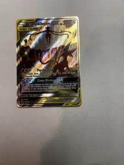 Espeon & Deoxys GX SM240 Sm Holo Black Star Promo Pokemon TCG Card 2020 Tag Team - Image 2