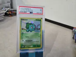 2006 POKEMON EX CRYSTAL GUARDIANS #45 BULBASAUR-REVERSE FOIL PSA 7 - Image 1