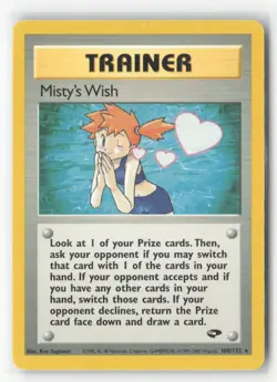 #Misty's Wish #108/132 Rare Moderately played Pokemon - Image 1