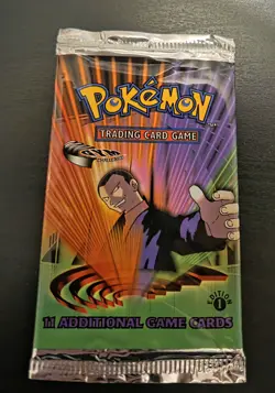 Pokemon TCG Gym Challenge 1st Edition Booster Pack Giovanni Art Sealed 742818062244 - Image 1
