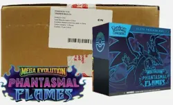 POKEMON PHANTASMAL FLAMES ELITE TRAINER 10 BOX ETB SEALED CASE FREE SHIP ME02 - Image 1