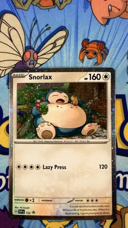 Pokemon TCG Snorlax SVP 122 Cosmos Holo Twilight Masquerade Promo NM - Image 2
