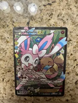 Pokemon Sylveon EX Full Art Ultra Rare Holo RC32/RC32 Generations 170 HP - Image 1
