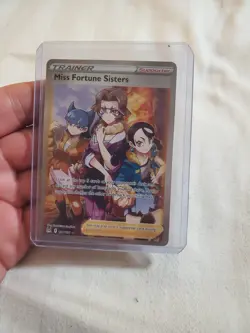 NM Pokemon TCG Miss Fortune Sisters 194/196 Lost Origin Trainer Full Art Holo - Image 1