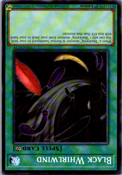 Black Whirlwind Super Rare Turbo Pack Booster One Pack TU01-EN005 NM - Image 1