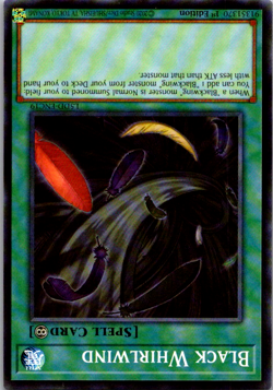 Black Whirlwind Super Rare Turbo Pack Booster One Pack TU01-EN005 NM - Image 1