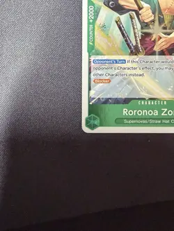 Roronoa Zoro Foil The Best Vol. 2 Rare PRB02-006 One Piece CCG - Image 5