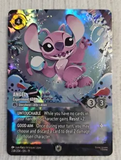 Angel - Experiment 624 ENCHANTED 238/204 Disney Lorcana TCG Winterspell 11 NM EN - Image 1