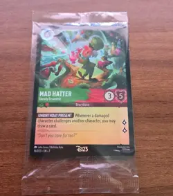 Disney Lorcana Card D23 Promo Mad Hatter Gold Member 2026 Unruly Eccentric - Image 1