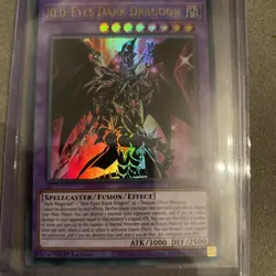 YU-GI-OH CARD RA02-EN021 RED-EYES DARK DRAGOON ULTRA RARE - Image 3