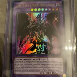 YU-GI-OH CARD RA02-EN021 RED-EYES DARK DRAGOON ULTRA RARE - Image 4