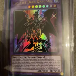 YU-GI-OH CARD RA02-EN021 RED-EYES DARK DRAGOON ULTRA RARE - Image 5