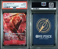 One Piece Card Sanji 8 Pack Battle C Winner Promo ST10-004 PSA10 Japanese - Image 1