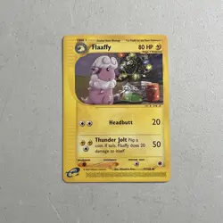 Pokemon TCG 2002 Expedition Base Set Card -- Flaaffy 77/165 Christmas Tree - Image 1