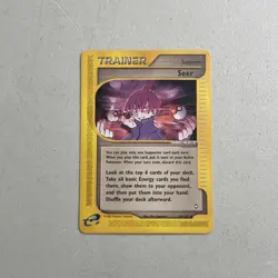 Pokemon TCG 2002 Aquapolis Card -- Trainer Seer 133/147 - Image 1