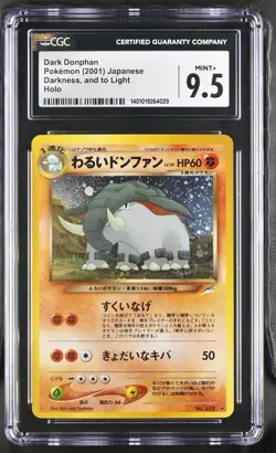 CGC 9.5 Dark Donphan Japanese Neo Destiny 232 Holo Pokemon Card - Image 1