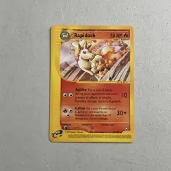 Pokemon TCG 2002 Aquapolis Card -- Rapidash 31/147 - Image 1
