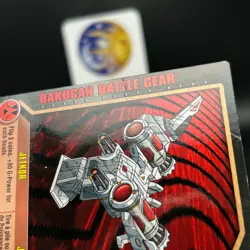 Bakugan JETKOR Battle Gear Card 2009 BA2001-RE-SM-GBL 1/6a GUNDALIAN INVADERS - Image 2