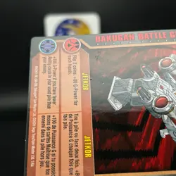 Bakugan JETKOR Battle Gear Card 2009 BA2001-RE-SM-GBL 1/6a GUNDALIAN INVADERS - Image 3
