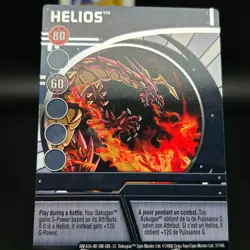 Bakugan HELIOS Blue Ability Card -FOIL- 2008 BAF476-AB-SM-GBL-37 37/48i - Image 1